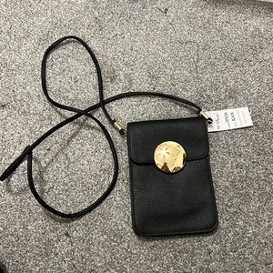 Black cross body bag